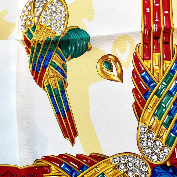 Cartier Silk Scarf – Panther & Jewel Print - Picture 8 of 15